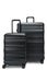 Explorer Luna-Air 55cm Front Access & 74cm Hardside Luggage Set Black Carousel 2