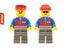 2 Train Minifigures from 'Santa Fe Super Chief (#10020)' Train Lego Set U Carousel 1