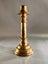 Heavy Solid Brass Candle Holder with Maker's Mark Carousel 1