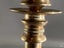 Heavy Solid Brass Candle Holder with Maker's Mark Carousel 3