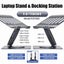 Laptop Docking Station Stand , with HDMI USB3.0 3.5mm Audio Jack Carousel 1