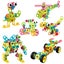 189pcs Educational STEM Toys Drill Construction Building Blocks Toy Building Set Carousel 5