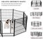 Foldable Dog Pet Playpen Metal Fence Snap Sale Sale Carousel 6