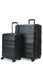 Explorer Luna-Air 55cm & 74cm Hardside Luggage Set Black Carousel 1