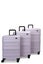 Explorer Luna-Air 55cm, 63cm & 74cm Hardside Luggage Set Lilac Carousel 2
