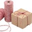 NEW 0.2CMx100M DIY Cotton Rope Cotton Thread Hand-woven Gift Packaging Rope Carousel 1