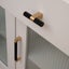 KT&CO Kitchen drawer handles matte black Brass Vaucluse Carousel 5