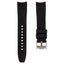 Curved End Rubber Watch Strap for Omega Speedmaster Moonwatch - Silver Snoopy... Carousel 5