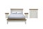 NOTTINGHAM Solid Oak Wood Bed Frame (White) - 4PC Super King Carousel 2