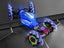 2.4GHz RC Stunt Car Toy With Light Music Xmas Gift Drift Twist Car Toy Blue Carousel 5