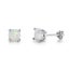 925 Sterling Silver Opal Stud Earrings "Lurelle" (White) Carousel 7