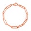 14k Rose Gold Paperclip Chain Necklace, 6mm Carousel 2