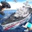60cm Large RC Battleship BoatToy Watch Model Simulation 1:390 Carousel 5