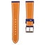Epsom Calfskin Leather Watch Band - Quick-Release - Orange (2439) Carousel 9