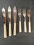 Bone handled knife and fork set in box Carousel 7