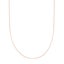 10k Rose Gold Rope Chain Necklace, 0.5mm Carousel 1