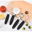 7pcs Stainless Steel Kitchen Tool Set with Can Opener Peeler Pizza Cutter-Pink Carousel 7