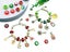 66PCS Christmas Charm Bracelet Kit Jewelry Making Supply DIY Bead Set Xmas Gift Carousel 4