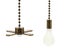 Ceiling Fan Light Bulb Pull Chain Beaded Ball Extension Connector Decor Bronze Carousel 3