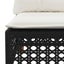 Garden Sofa With Cushions 3-Seater Black Poly Rattan Tlpkao Carousel 7