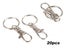 Key Ring, Lobster Clasp Key Ring 20pcs Carousel 7