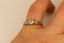 Vintage 18ct Gold & Platinum 0.44CT Diamond ring Carousel 7