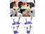 Dog Muzzle For Small Large Dogs Adjustable Mesh Breathable Polyester Straps Carousel 5