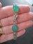 (VG)VINTAGE ART DECO SILVER BRACELET - Filigree with green stones & marcasite's Carousel 3