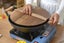 Cast Iron Wok Large With Wooden Handle Promo Snap Deal Carousel 2