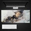 Mouse Pad White 290X250x2mm Art Series Marble Computer Laptop Rubber Mat Desk M Carousel 3