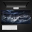 Mouse Pad Black 400X800x2mm Abstract Computer Keyboard Non Slip Rubber Mat Desk Carousel 3