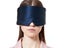Deep Sleep Mask Adjustable Band Face-Hugg Padded Fiber Night Eye Cover Deep Blue Carousel 3
