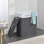 Foldable Bamboo Laundry Basket - Durable & Stylish Storage Hamper Snap Deal Carousel 4