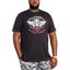 D555 Mens Charles Big Tall California Skull Print T-Shirt - 4XL Carousel 1