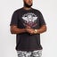 D555 Mens Charles Big Tall California Skull Print T-Shirt - 4XL Carousel 2