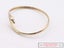 9kt Yellow Gold Snake Serpent Bangle Cuff with Diamonds ~ 7.60g Carousel 3
