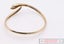 9kt Yellow Gold Snake Serpent Bangle Cuff with Diamonds ~ 7.60g Carousel 5