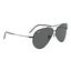 Ray-Ban Aviator Reverse RBR0101S 002/GR 59 - Black Frame, Dark Grey Lens Carousel 3