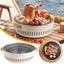 Charcoal Barbecue Gril Portable Charcoal BBQ Grill Stove Home Party Outdoor Carousel 2
