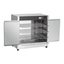 Hot Box Food Warmer 4-Tier Concession Warming Cabinet with Water Tray Carousel 9