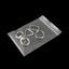 100Pcs Mini Small Resealable Bags Clip Zip Self Seal Plastic Bag DIY Accessory Carousel 6