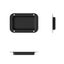 Penn Elcom - D0941K - Plain Medium Dish - Black Carousel 3