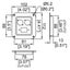Penn Elcom - D0946-40K - Punched for 1 x IEC and 2 x D-Series Connectors - Bl... Carousel 2