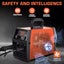 3in1 MIG Welder 200A 220V Stick/ARC Lift TIG MIG Gasless Welding Machine Carousel 10