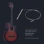 guitar pickup sticks 1pc Guitar Pickup Stick Passive Piezo Pickup Soft Saddle Carousel 3