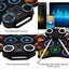 drum set electric drum set drums Electric Drum Set Portable Drum Pad Kit 9 Pads Carousel 4