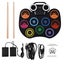drum set electric drum set drums Electric Drum Set Portable Drum Pad Kit 9 Pads Carousel 7