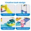 Kids 348PCS Magnetic Tiles Blocks Railcar Building Toys STEM Children Gift Play Carousel 6