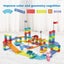 Kids 154PCS Magnetic Tiles Blocks Railcar Building Toys STEM Children Gift Play Carousel 3
