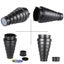 camera filters Metal Conical Snoot with Honeycomb Grid 5pcs Color Filter Kit for Carousel 2